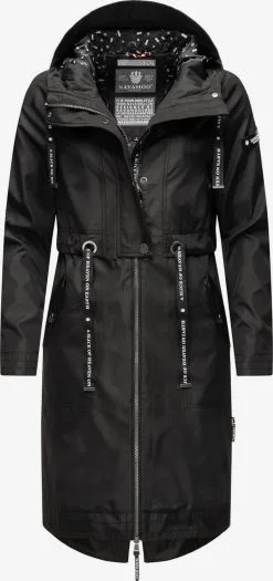 Navahoo Parkas Parka Mi-saison Josinaa Femme Noir
