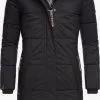 Navahoo Manteaux Dhiver Manteau D’hiver Halina Femme Noir