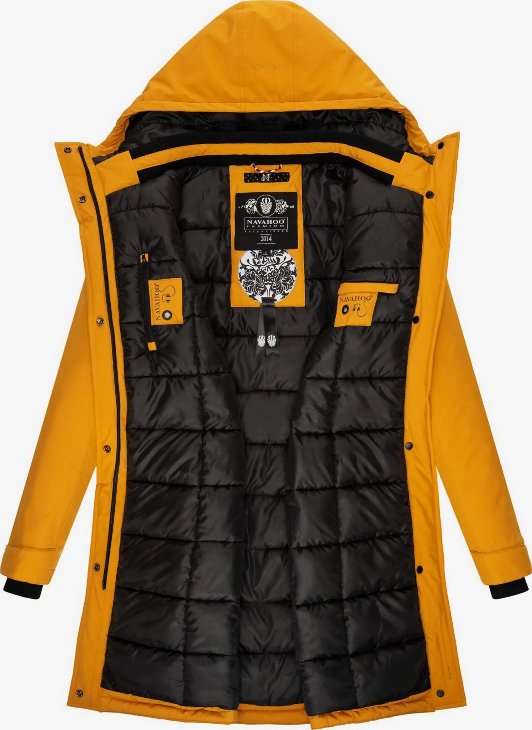 Navahoo Manteaux Dhiver Manteau D’hiver Femme Moutarde – Image 5