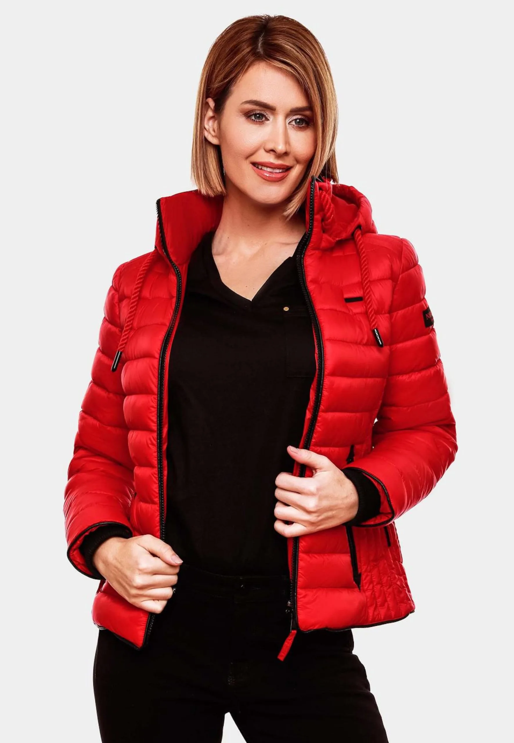 Navahoo Vestes De Mi-saison Veste Mi-saison Lulana Femme Rouge Néon – Image 8