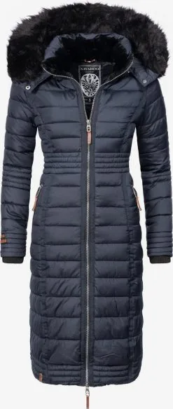 Navahoo Manteaux Dhiver Manteau D’hiver Umay Femme Bleu Nuit