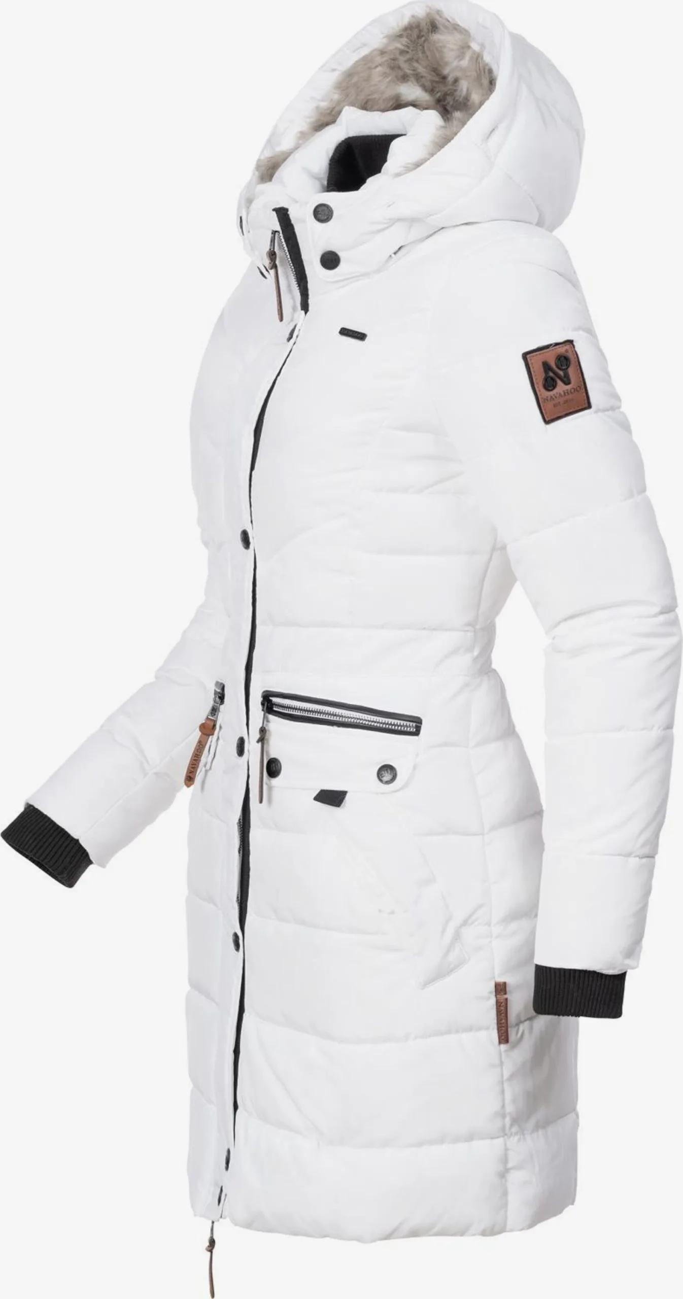 Navahoo Manteaux Dhiver Manteau D’hiver Paula Femme Blanc – Image 4