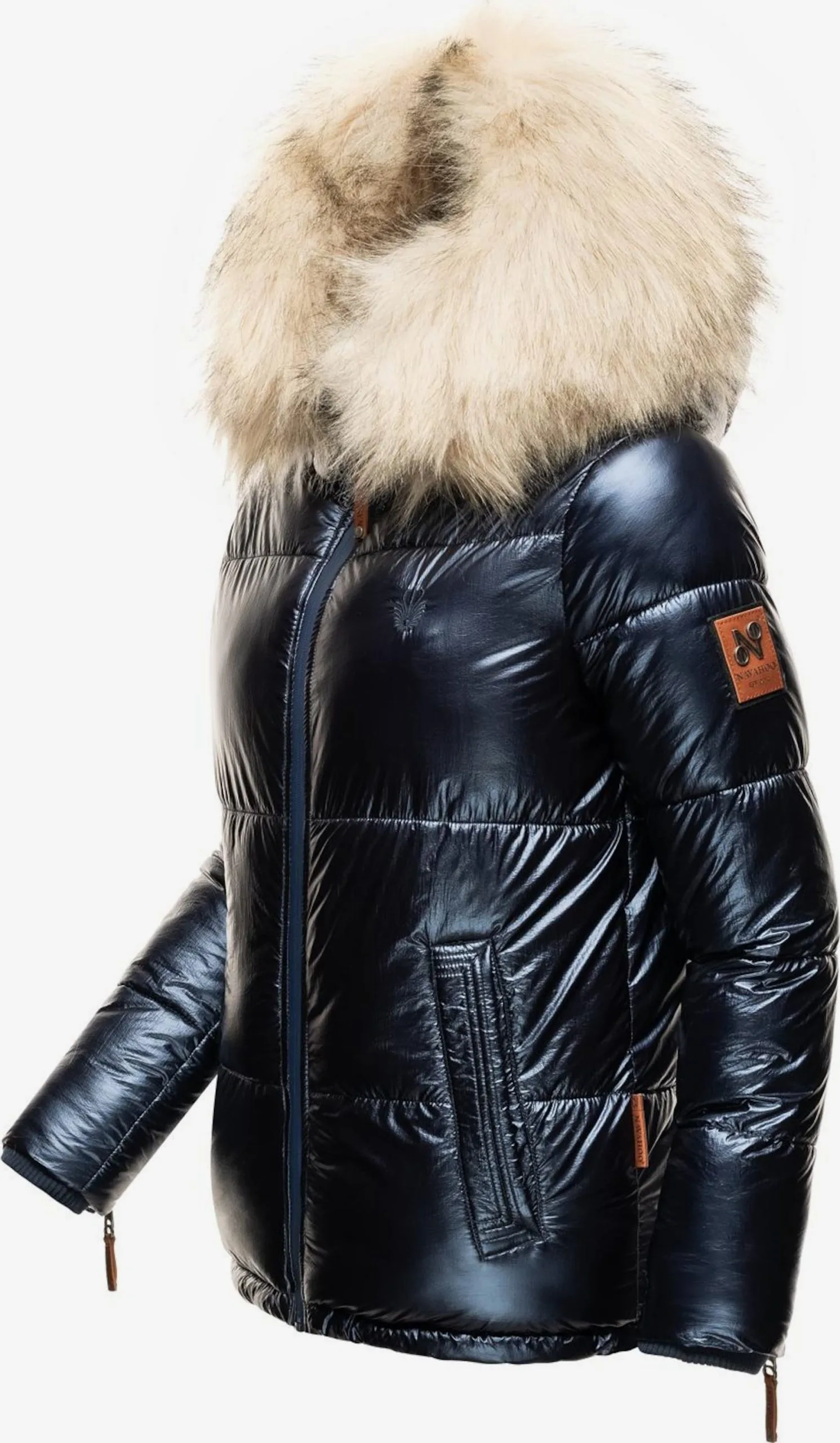 Navahoo Vestes Dhiver Veste D’hiver Tikunaa Femme Bleu Marine – Image 2