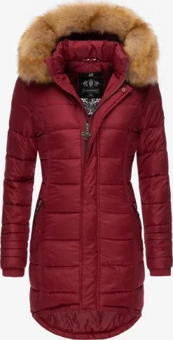 Navahoo Manteaux Dhiver Manteau D’hiver Papaya Femme Bordeaux