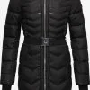 Navahoo Manteaux Dhiver Manteau D’hiver Alpenveilchen Femme Noir
