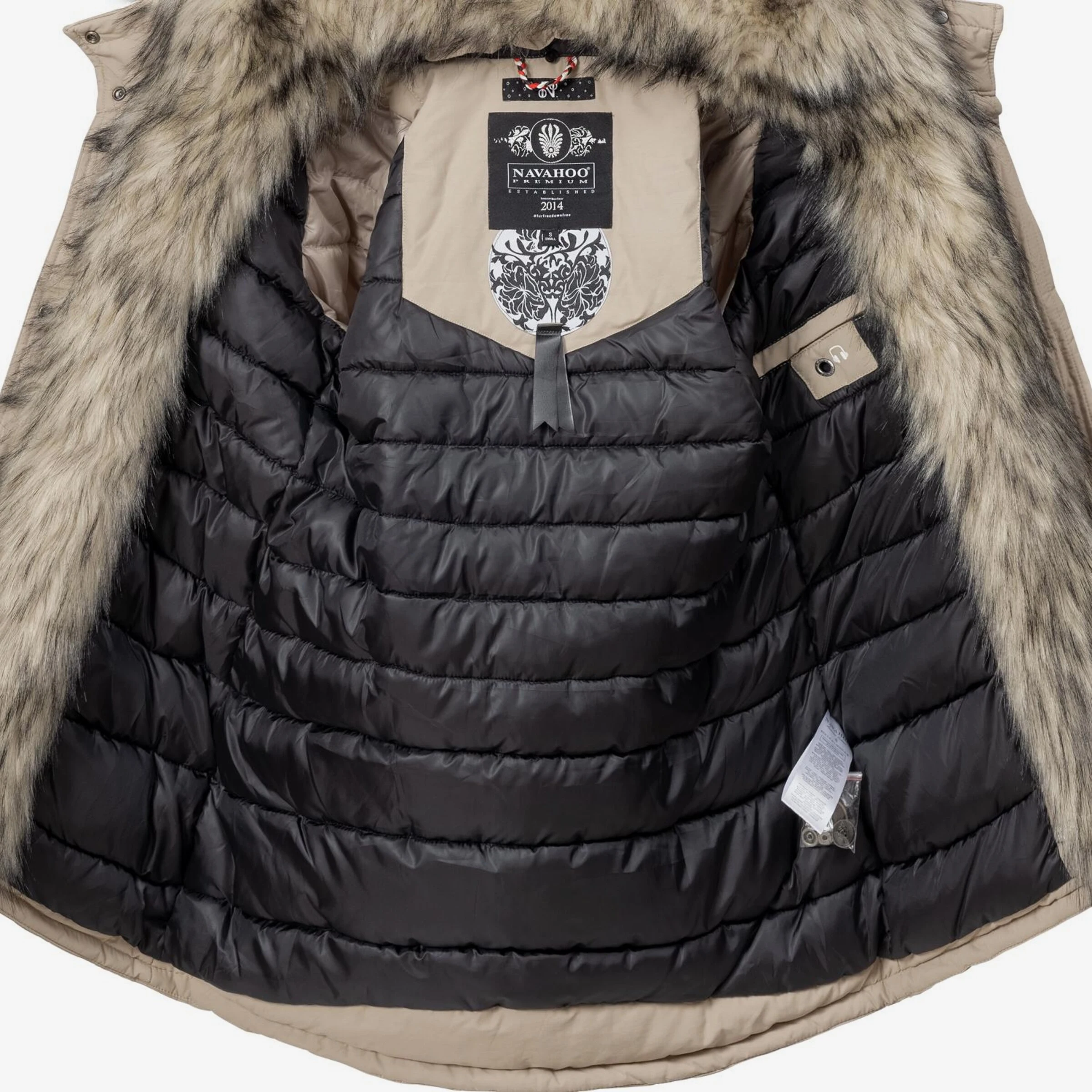 Navahoo Parkas Parka D’hiver Sweety Femme Beige – Image 9