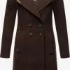 Navahoo Manteaux Dhiver Manteau D’hiver Wooly Femme Chocolat