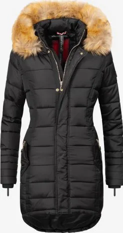 Navahoo Manteaux Dhiver Manteau D’hiver Papaya Femme Noir