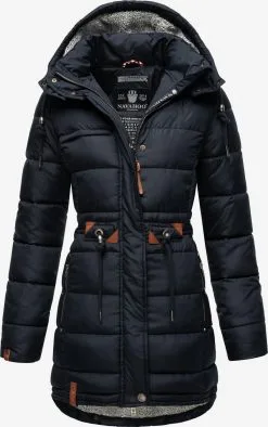 Navahoo Manteaux Dhiver Manteau D’hiver Daliee Femme Bleu Marine