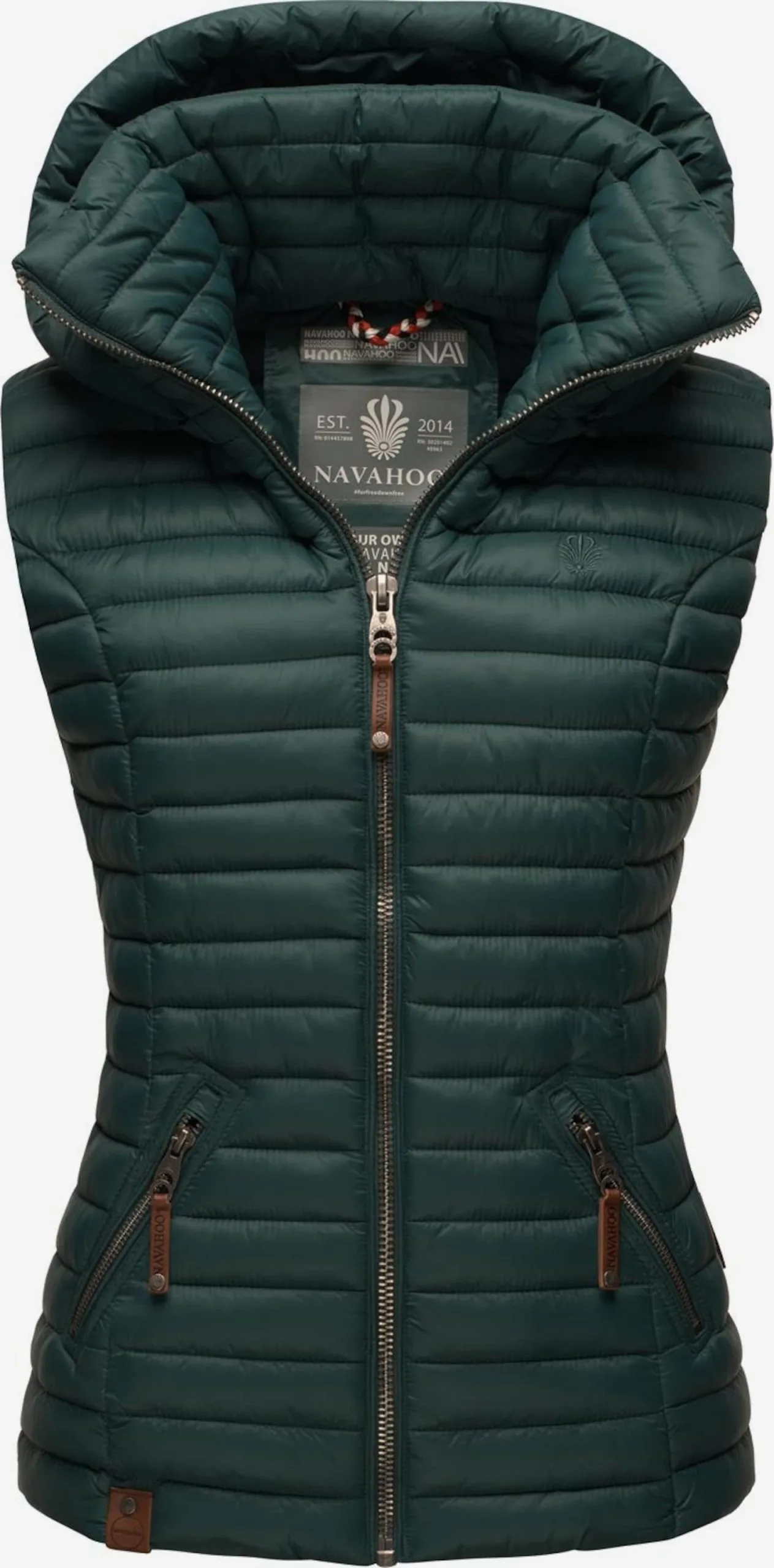 Navahoo Vestes Sans Manches Gilet Shadaa Femme Vert Foncé
