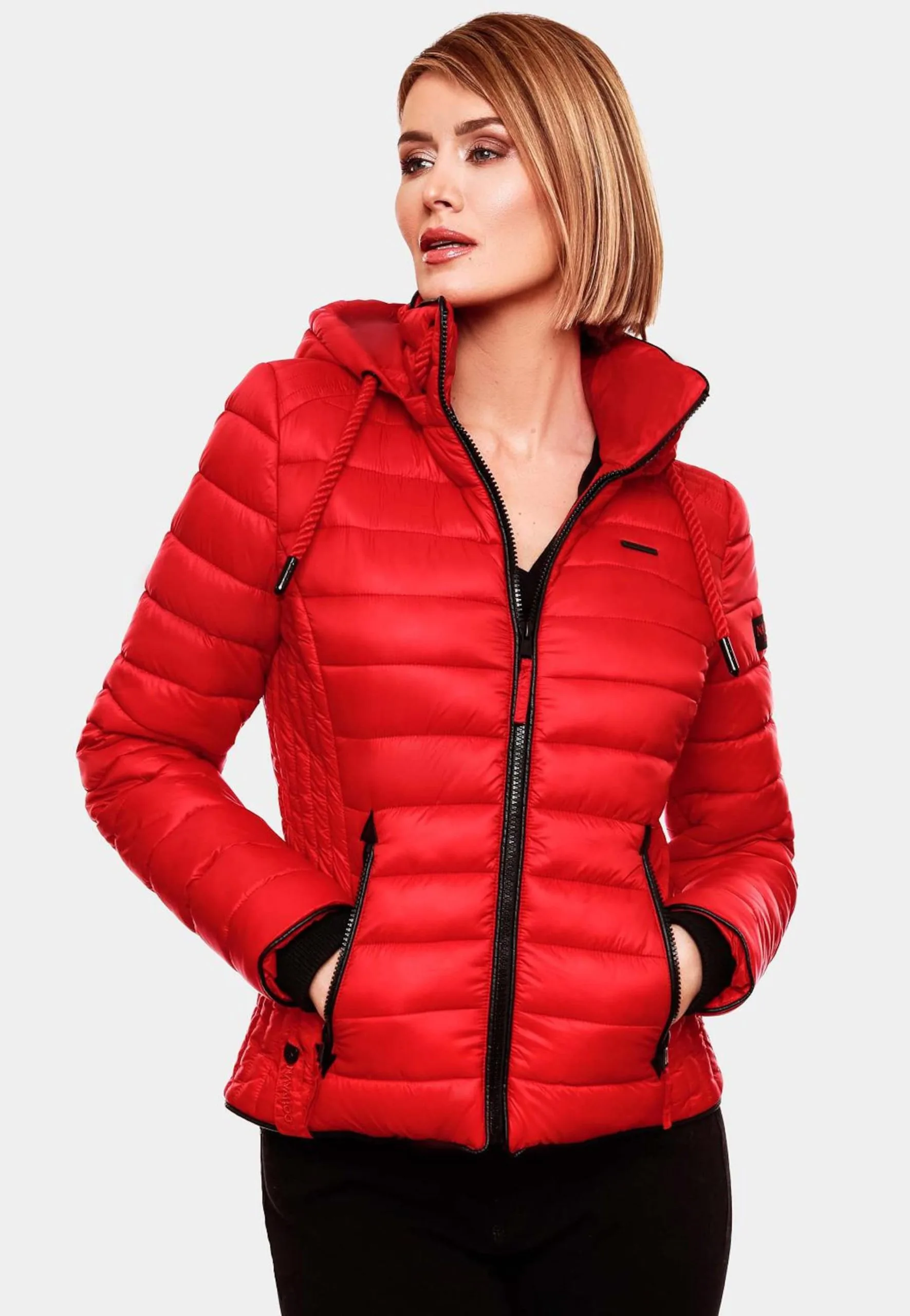 Navahoo Vestes De Mi-saison Veste Mi-saison Lulana Femme Rouge Néon – Image 5
