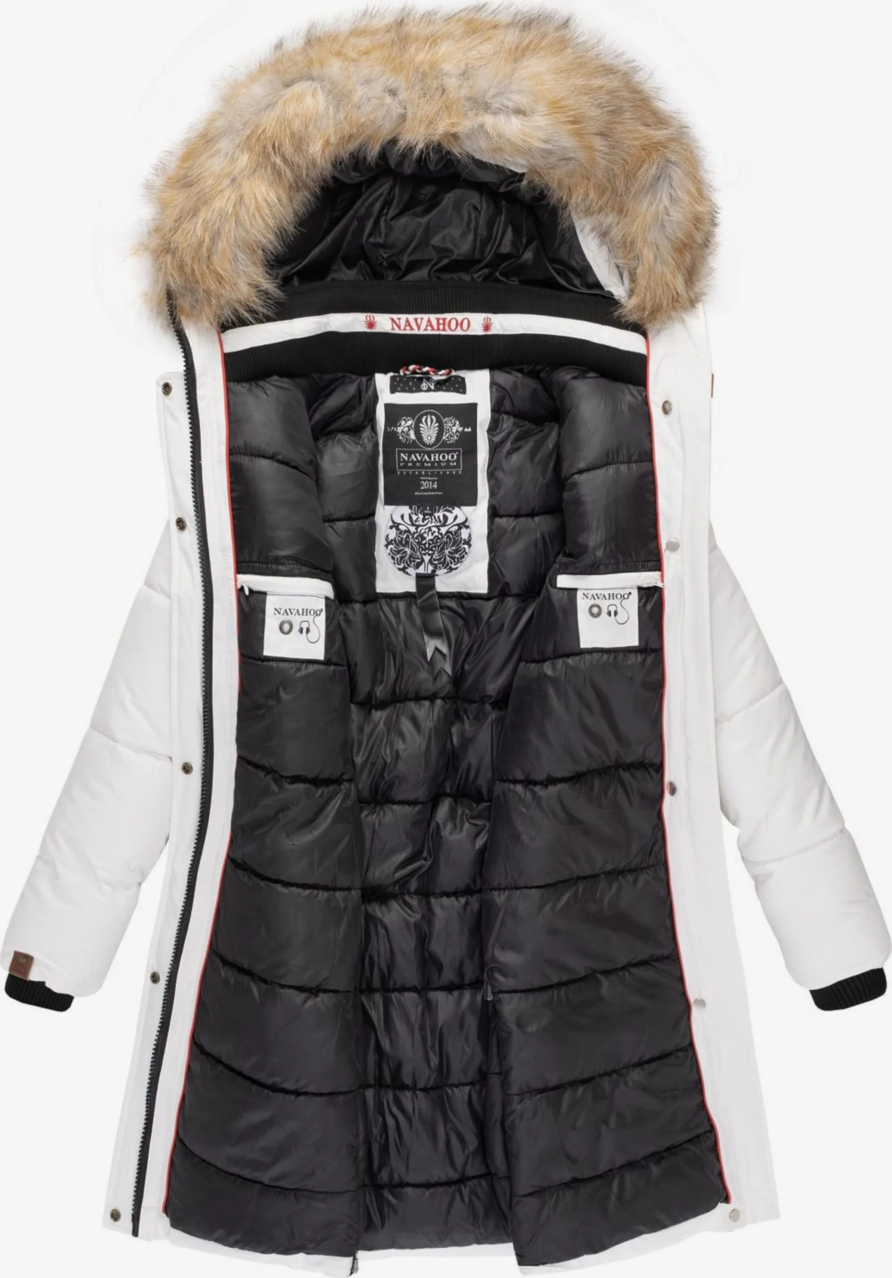 Navahoo Manteaux Dhiver Manteau D’hiver Halina Femme Blanc – Image 5