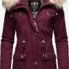 Navahoo Parkas Parka D’hiver Honigfee Femme Bordeaux