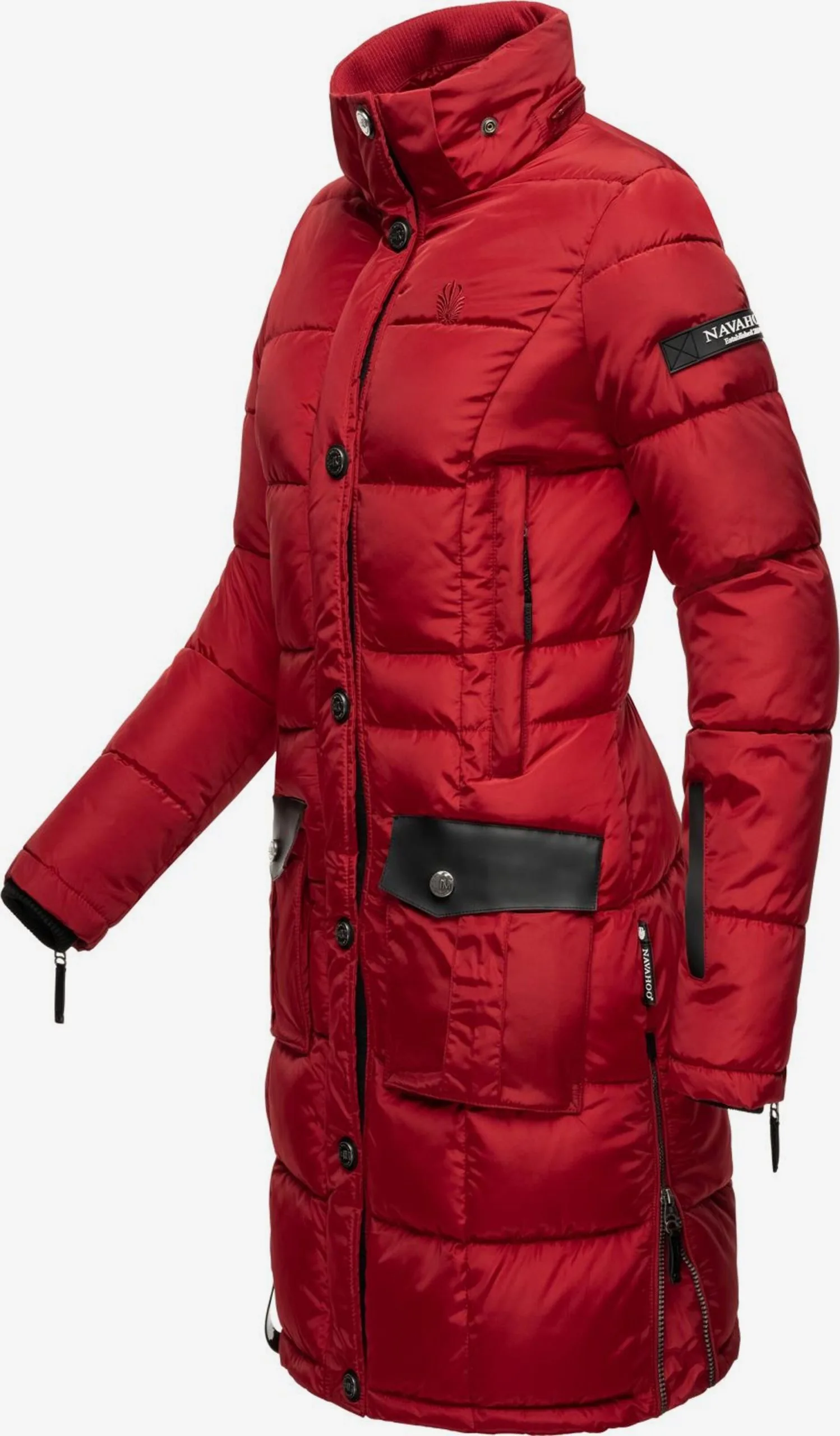 Navahoo Manteaux Dhiver Manteau D’hiver Sinja Femme Rouge – Image 4