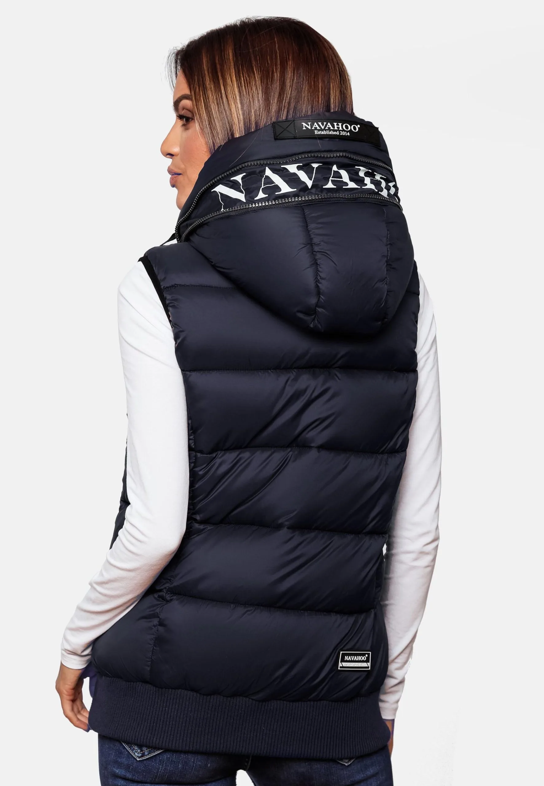 Navahoo Vestes Sans Manches Gilet Kassidy Femme Bleu Marine – Image 10