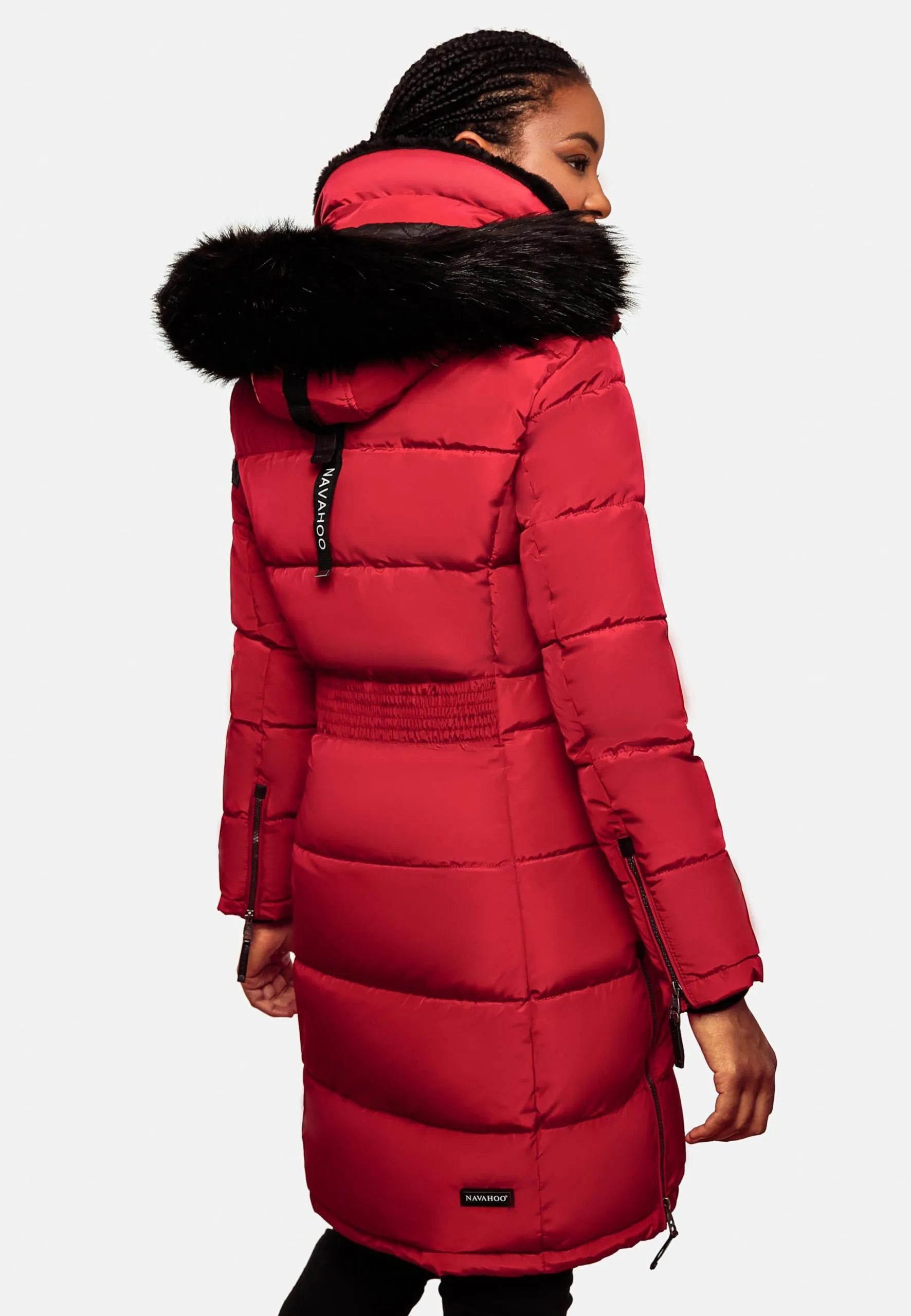 Navahoo Manteaux Dhiver Manteau D’hiver Sinja Femme Rouge – Image 9