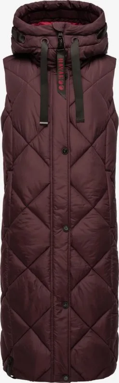 Navahoo Vestes Sans Manches Gilet Schnuckel Femme Bordeaux / Grenadine